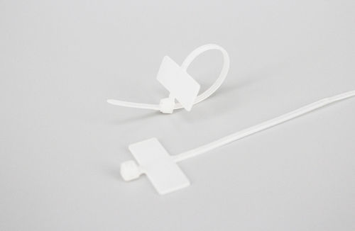 Fascetta stringicavo in plastica - DM-100MKT	 - DEMOELE / Wenzhou Duanmeng Electric Co.,Ltd - in nylon / con portaetichette