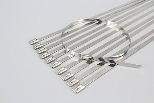 Fascetta stringicavo in acciaio inossidabile - DM-SS-4.6*100	 - DEMOELE / Wenzhou Duanmeng Electric Co.,Ltd - in plastica