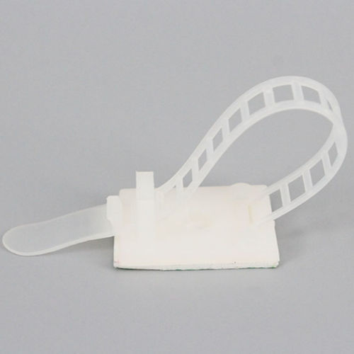 Collare per cavo elettrico in plastica - DM-ADC series - DEMOELE / Wenzhou Duanmeng Electric Co.,Ltd - in nylon / regolabile / autoadesivo