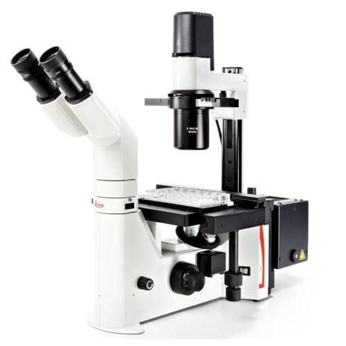 Microscopio ottico - DMIL  - Leica Microsystems GmbH - per ispezione / da laboratorio / invertito