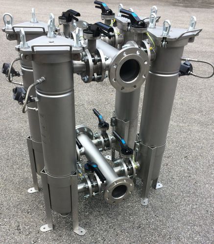 Sistema di filtrazione a gravità - Allied Filter Systems Ltd - per liquidi / modulare / in acciaio inossidabile