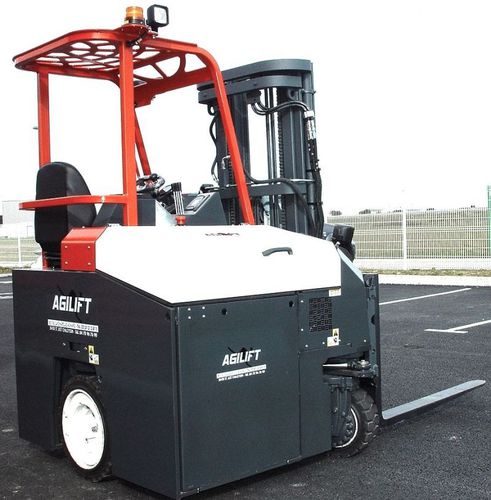 Carrello elevatore elettrico - AGILIFT 3000 E - AMLIFT - con conducente seduto / per uso in esterni / compatto