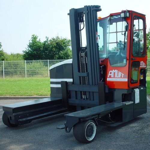 Carrello elevatore laterale elettrico - COMBI C3000EN-12 - AMLIFT - multidirezionale / con pneumatici superelastici