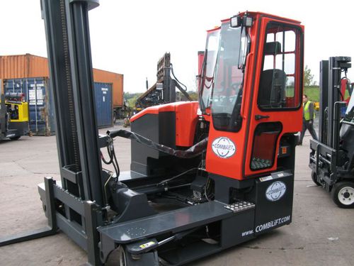 Carrello elevatore laterale elettrico - COMBI C4000EN-12 - AMLIFT - per corsie molto strette / multidirezionale / con pneumatici superelastici
