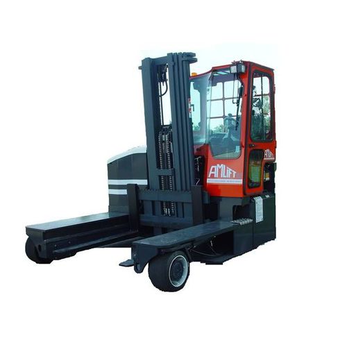 Carrello elevatore laterale elettrico - COMBI C4500EN-12 - AMLIFT - per corsie strette / multidirezionale / con pneumatici superelastici