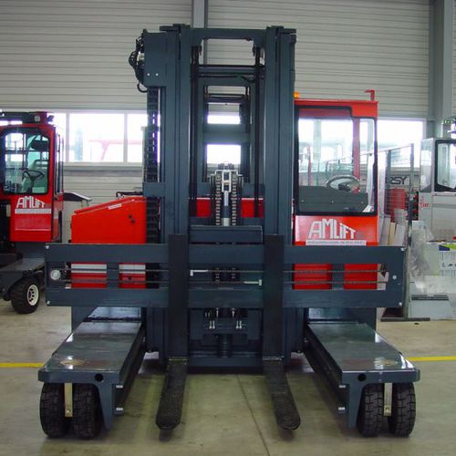 Carrello elevatore elettrico - JEDY 40-12 - AMLIFT - con conducente seduto / per corsie strette / multidirezionale