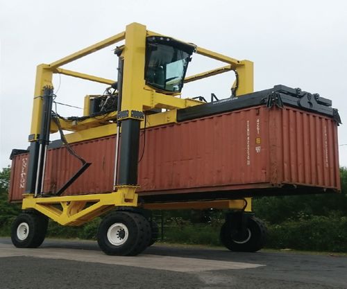 Carro cavaliere per movimentazione di container - AGILIFTER - AMLIFT - gommato