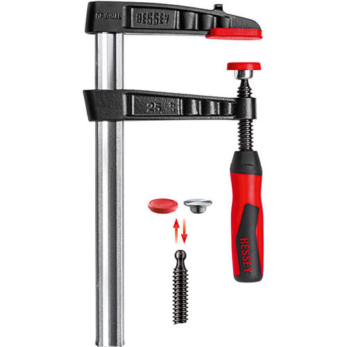 Morsetto a vite - TG-2K series - BESSEY Tool GmbH & Co. KG - in ghisa malleabile