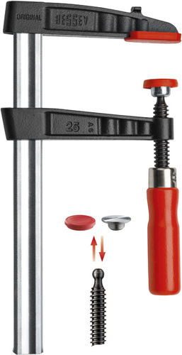 Morsetto a vite - TG series - BESSEY Tool GmbH & Co. KG - in ghisa malleabile
