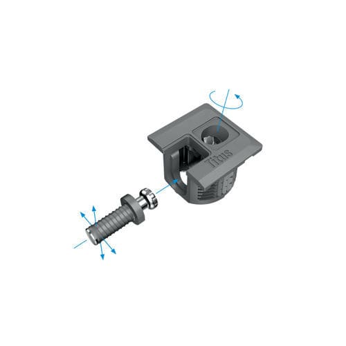 Connettore con dado - 6 - Titus Group