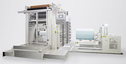 Svolgitore di pellicole di plastica - ZWA - Bäumer GmbH converting machines - automatico / compatto / rinforzato