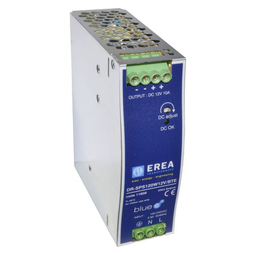 Trasformatore di alimentazione elettrica - DR-SPS120W24V/BTE - EREA Transformers - ad uso industriale / monofase / a bassa tensione