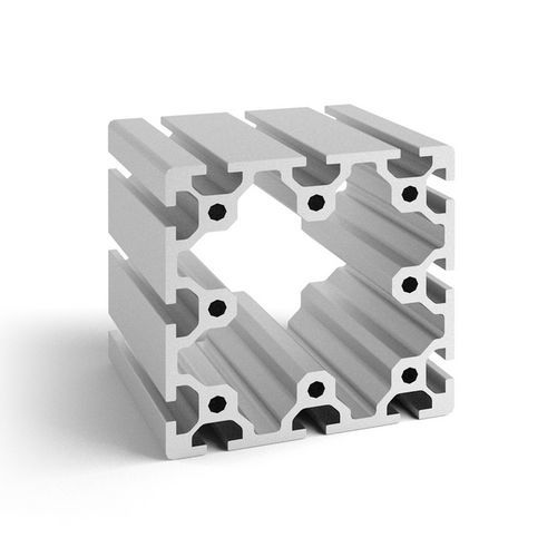 Profilo in alluminio - 101212 - Alutec Group srl - in lega / con scanalature / quadrato