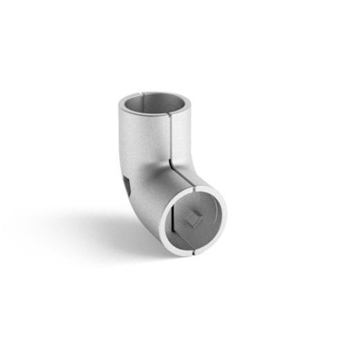 Connettore per tubi a gomito - 350008 - Alutec Group srl - in alluminio