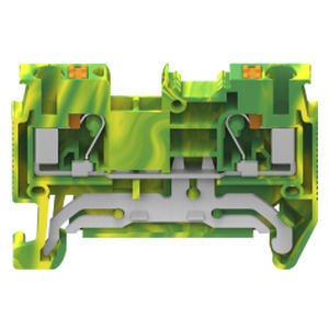 Morsetto componibile su guida DIN - GUV2.5-102-PE - Cixi Wanjie Electronic Co., Ltd. - push-in / di messa a terra / IEC