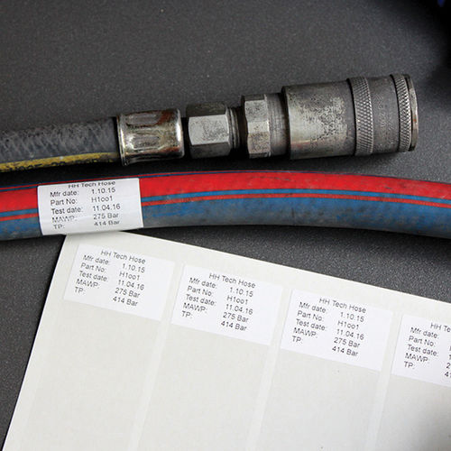 Etichetta di identificazione - Hose Identification Labels - CILS International - a trasferimento termico / impermeabile / funzionale