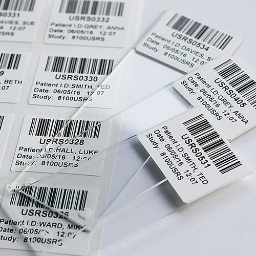 Etichetta a trasferimento termico - Slide Labels - CILS International - con motivo stampato / impermeabile / codice a barre