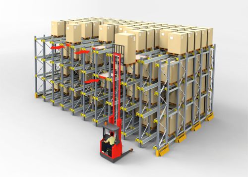 Scaffalatura per magazzino di stoccaggio - ARMAURIC-LUX-SA - per scatole / automatizzata