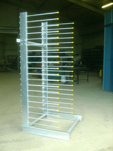 Scaffalatura cantilever - ARMAURIC-LUX SA - ARMAURIC-LUX-SA - per carichi pesanti / per parabrezza / in acciaio galvanizzato
