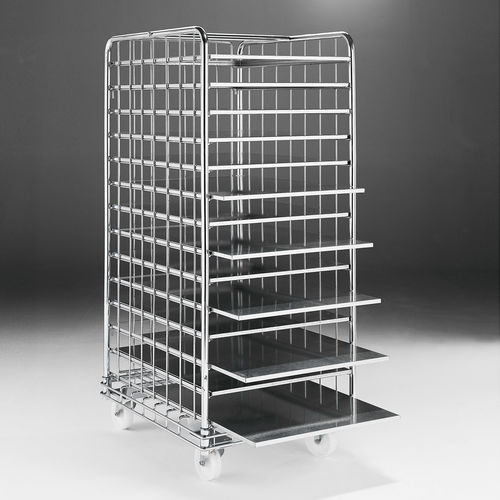 Roll-container per l'industria agroalimentare - Creaciones Marsanz S.A - a ripiani / in metallo