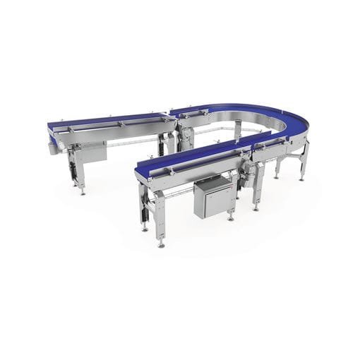 Sistema di trasporto per applicazioni igieniche - MCS - MULTIVAC Group - per contatto alimentare / per applicazioni industriali / per prodotti alimentari