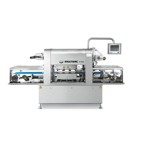 Termosigillatrice di vaschette lineare - MULTIVAC Group - automatica / per l'industria farmaceutica / per il settore medico