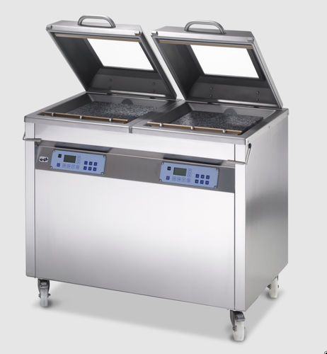 Macchina di confezionamento semiautomatica - C 300 Twin - MULTIVAC Group - a doppia campana / sottovuoto / con barra saldante