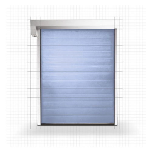 Porta ad avvolgimento - FlexiRun® Cold 1 - IPR ITALIA SRL - in tessuto / per interno / per cella frigorifera