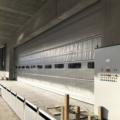 Porta ad impacchettamento - Belt Dual - IPR ITALIA SRL - per interno / per garage / automatica
