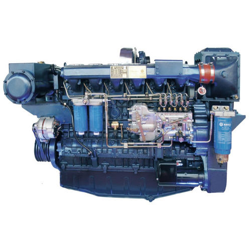 Motore diesel - WP12C series - Weichai Holding Group Co.,Ltd. - a 6 cilindri / turbo / marino