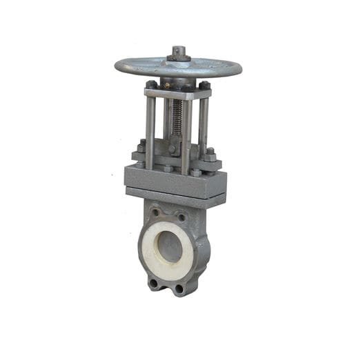 Valvola a ghigliottina - Henan Quanshun Flow Control Science and Technology Co.,Ltd - manuale / a regolazione di portata / con flangia