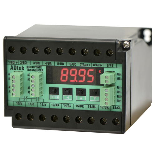 Trasduttore di potenza su guida DIN - CPT - ADTEK Electronics Co., Ltd - trifase / monofase