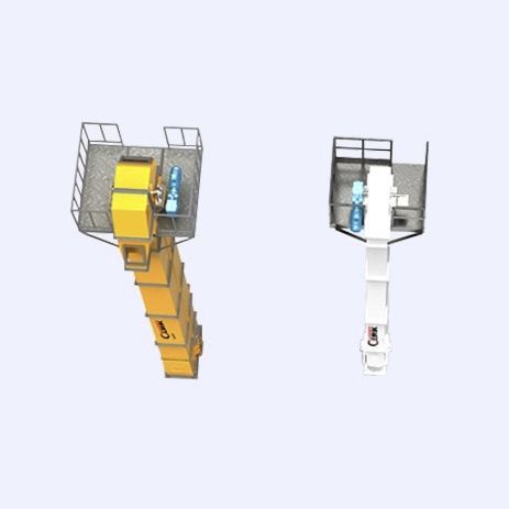 Trasportatore a catena - TH series - Shanghai Clirik Machinery - verticale / per prodotti sfusi / per cantiere di costruzione