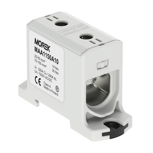 Morsetto componibile su guida DIN - MAA1150A10 - MOREK - da montare su pannello / con connessione a vite / unipolare