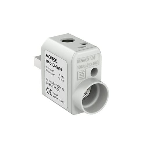 Connettore di alimentazione elettrica - MAC1050A10 - MOREK - rettangolare / a vite / unipolare