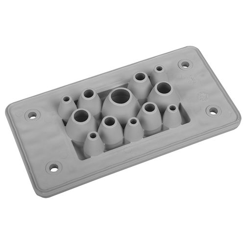 Piastra di ingresso cavi IP65 - MBA8N12X10 - MOREK - per armadio elettrico