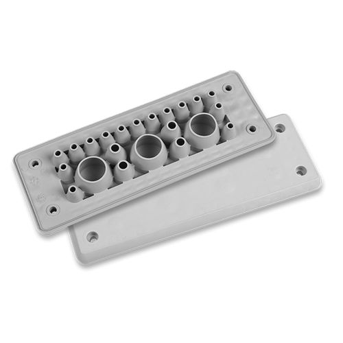 Piastra di ingresso cavi IP65 - MBA8N22X24 - MOREK - per armadio elettrico
