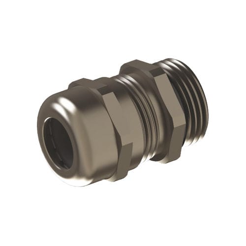 Pressacavo in ottone nichelato - MBM2ST16E0 - MOREK - IP68 / filettato / antitrazione