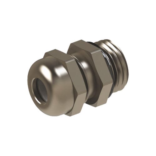 Pressacavo in ottone nichelato - MBM2MI10E0 - MOREK - IP68 / filettato / antitrazione