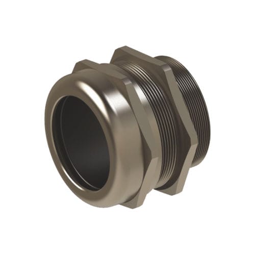 Pressacavo in ottone nichelato - MBM2XL63E0 - MOREK - IP68 / filettato / antitrazione