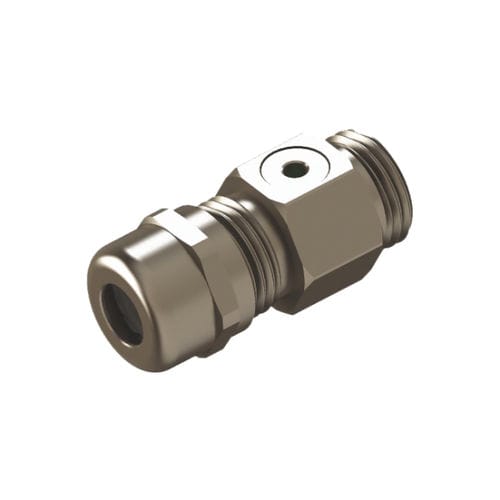 Pressacavo in ottone nichelato - MBM2VG16E0 - MOREK - IP68 / filettato / antitrazione