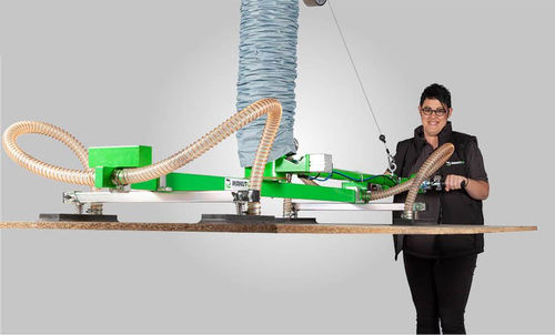 Manipolatore con soffietto a ventosa - Master Plus  - Manut-LM - elettrico / per pannelli / per l'industria di prodotti sfusi
