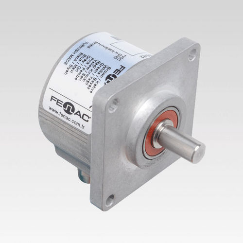 Encoder rotativo incrementale - FNC 63K series - FENAC ENGINEERING LTD. - ad albero pieno / con flangia quadrata / con flangia