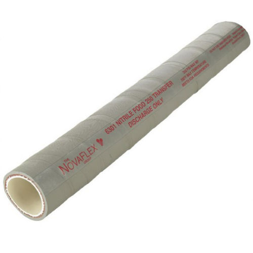 Tubo flessibile per prodotti alimentari - 6301 series - Novaflex - in gomma / in nitrile / in acciaio inossidabile