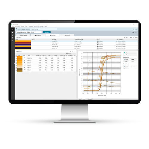 Software di corrispondenza cromatica - SpectraMagic™ CMS - Konica Minolta - di calcolo / di misura / di acquisizione e di analisi per dati