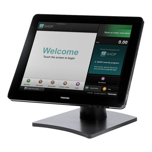 Monitor per punto vendita - TCx™  - Toshiba TEC - LCD / touch screen / con retroilluminazione a LED