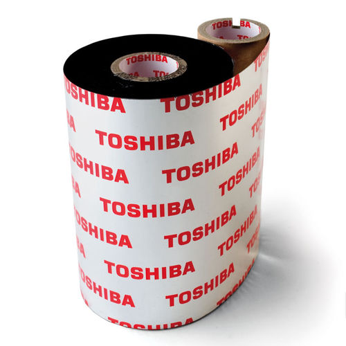 Nastro a trasferimento termico a base di cera - AG4 - TOSHIBA TEC Europe Retail Information Systems - resina / per stampante di codice a barre / nero