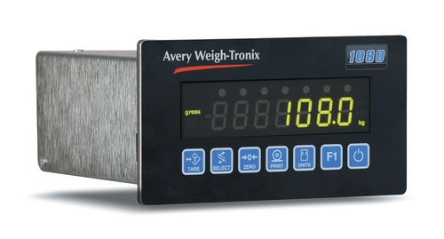 Indicatore di peso con display LED - Ethernet/IP™, ProfiBus, ModBus/TCP, DeviceNet™, USB | 1080 - Avery Weigh-Tronix - ad incastro / IP65