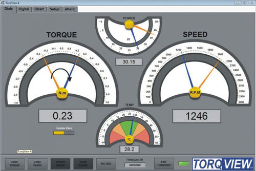 Software di supervisione - TorqView - Sensor Technology Ltd - di comando di processo / per misura della coppia