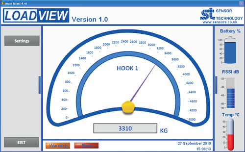 Software di supervisione - LoadView - Sensor Technology Ltd - di comando di processo / di processo / in tempo reale